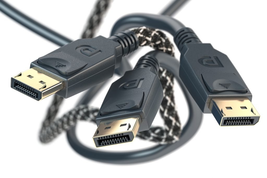 A DisplayPort is one of the best ways to connect your TV and very popular with PC gamers.